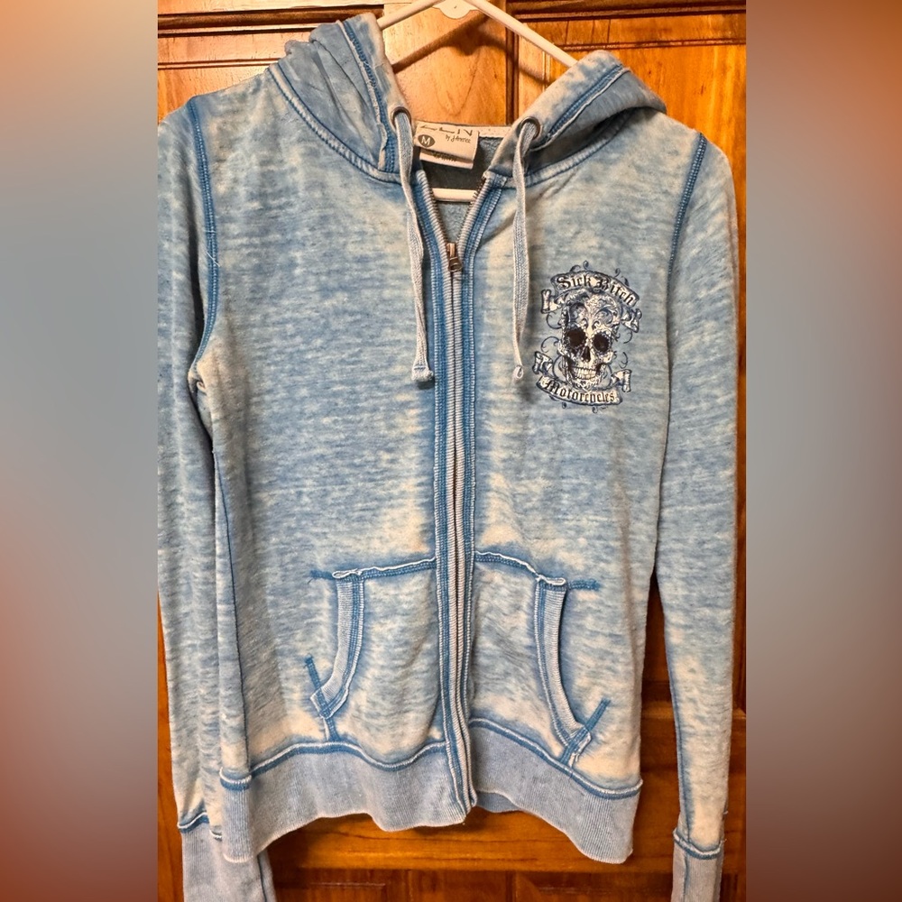 Sick Boy motorcycle zip up hoodie